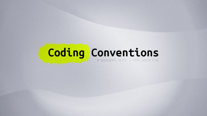 Best Coding Practices – Plurals When Naming List Variables