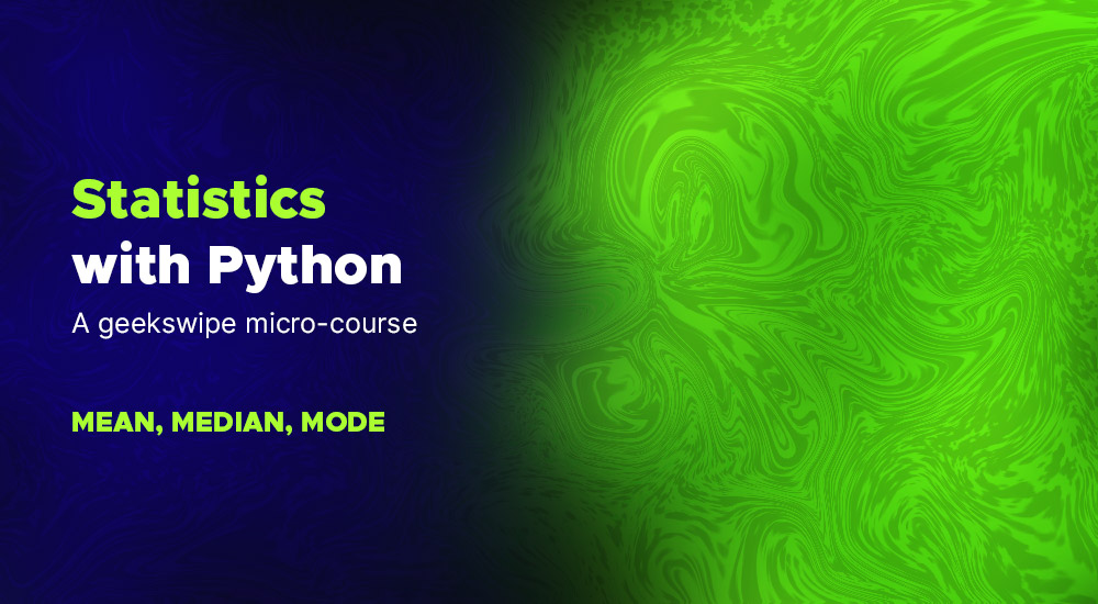 Python statistics course image.