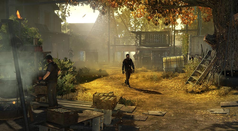 Screenshot of Oasis, a location in Homefront 2011 video game, rendered in unreal engine 3.