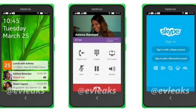 Nokia’s Android Phone (Nokia A110) UI: Leaked Photos