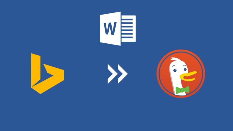 How to Replace Microsoft Word’s Default Bing Search with DuckDuckGo