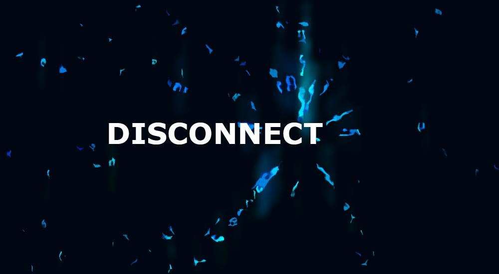 Disconnect from the internet