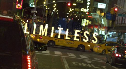 The intro title from Limitless movie