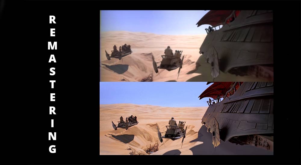 Star wars digital remastering comparison.